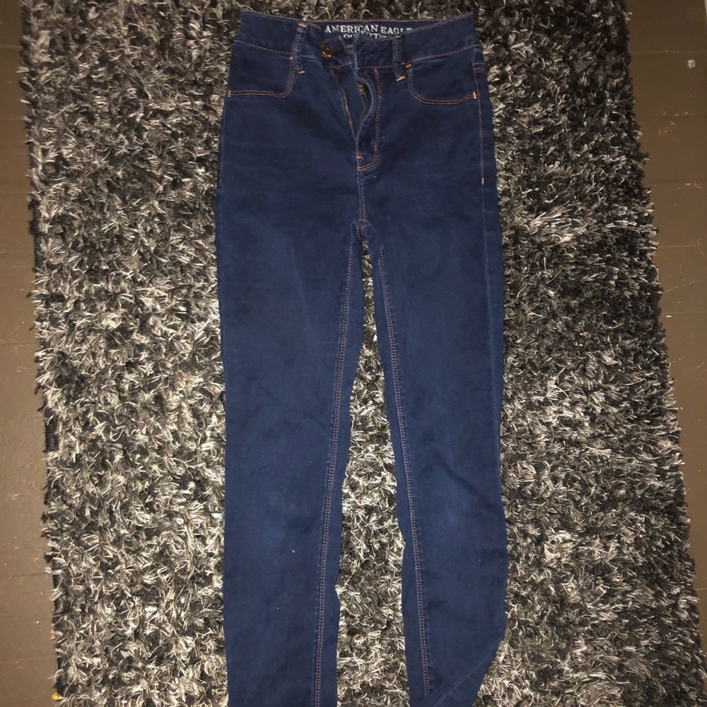 American eagle size zero high rise skinny jean